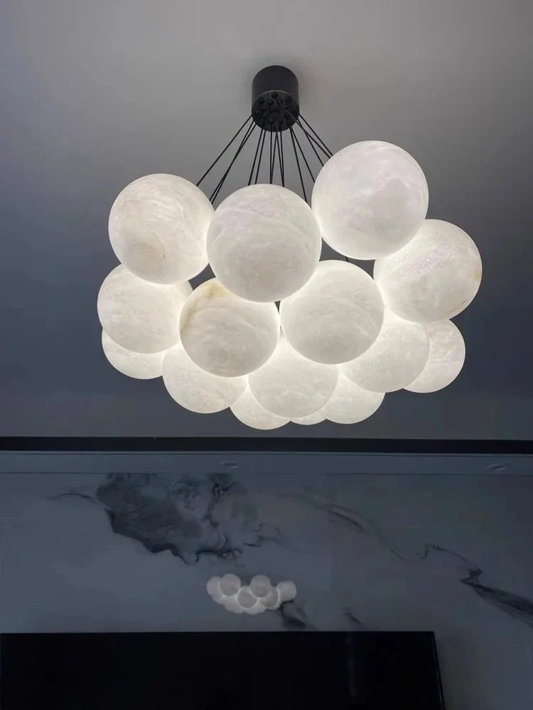 LED marble ball ceiling light