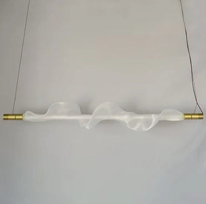 Linear Pendant Light Side View – Sleek Modern Ceiling Light