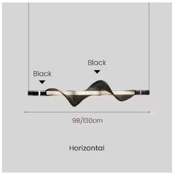 Long LED Tube Pendant Light Close-Up – Modern Ceiling Fixture