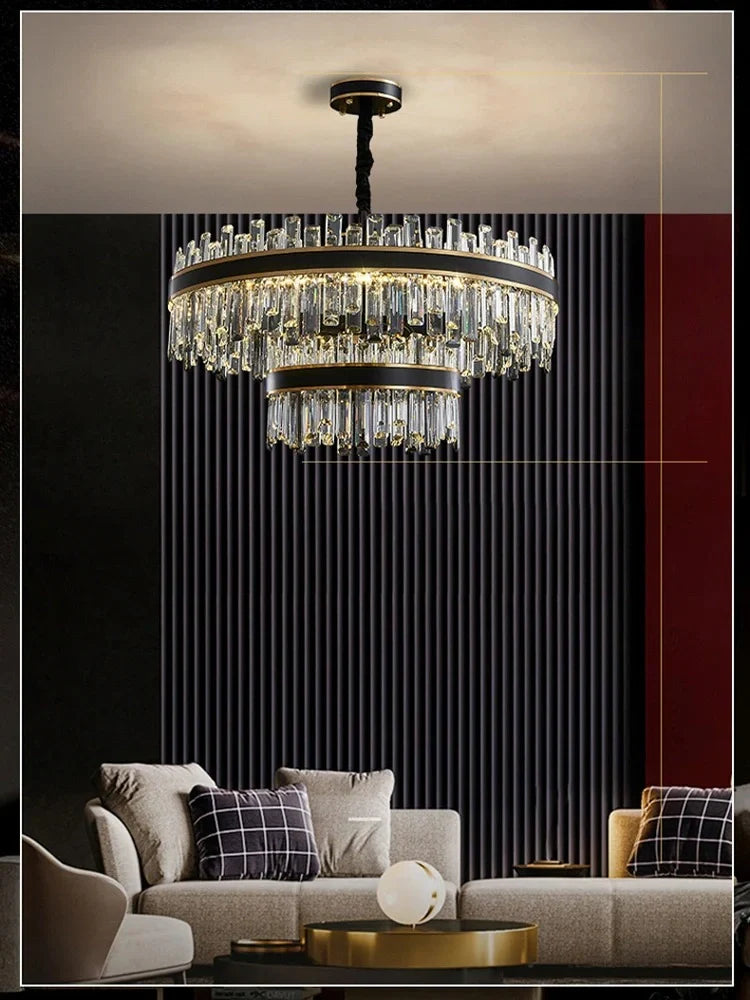 Luxury American crystal pendant light
