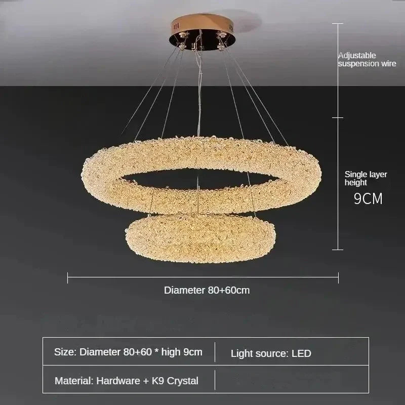 Luxury Nordic ceiling chandelier