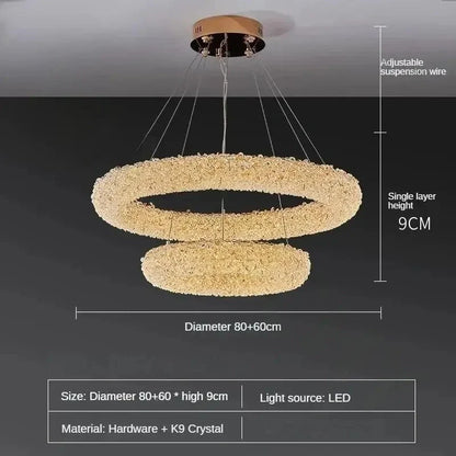 Luxury Nordic ceiling chandelier