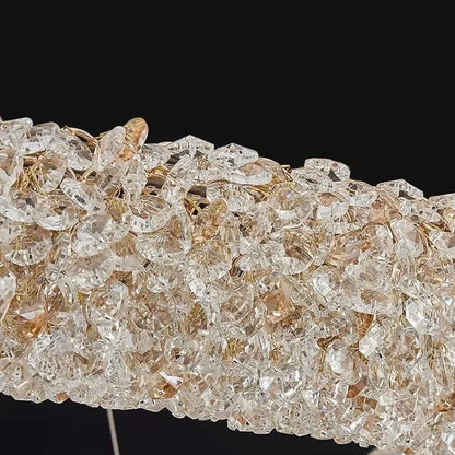 Luxury Nordic crystal ceiling fixture