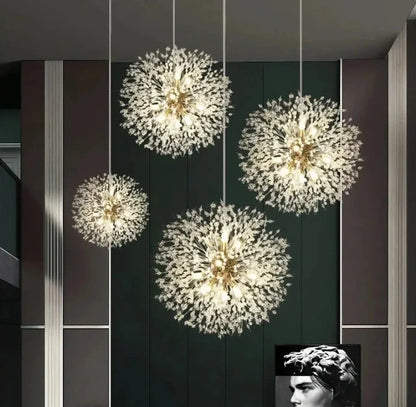 Luxury dandelion crystal chandelier