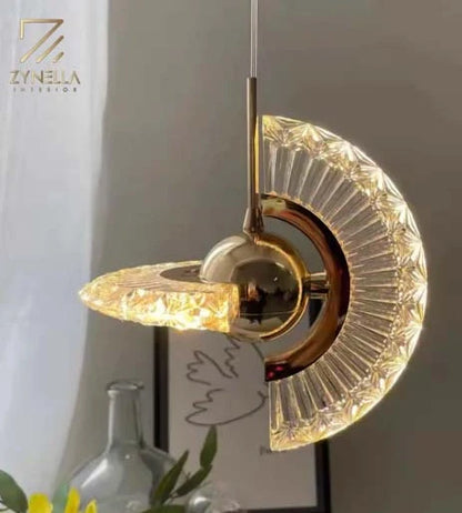 Mini Acrylic LED Pendant Chandelier – Modern Ceiling Light