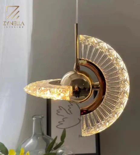 Mini Acrylic LED Pendant Chandelier – Modern Ceiling Light
