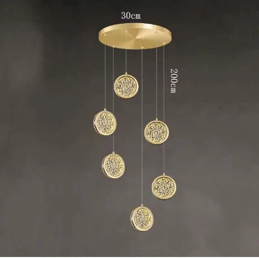 Minimalist Nordic crystal lighting
