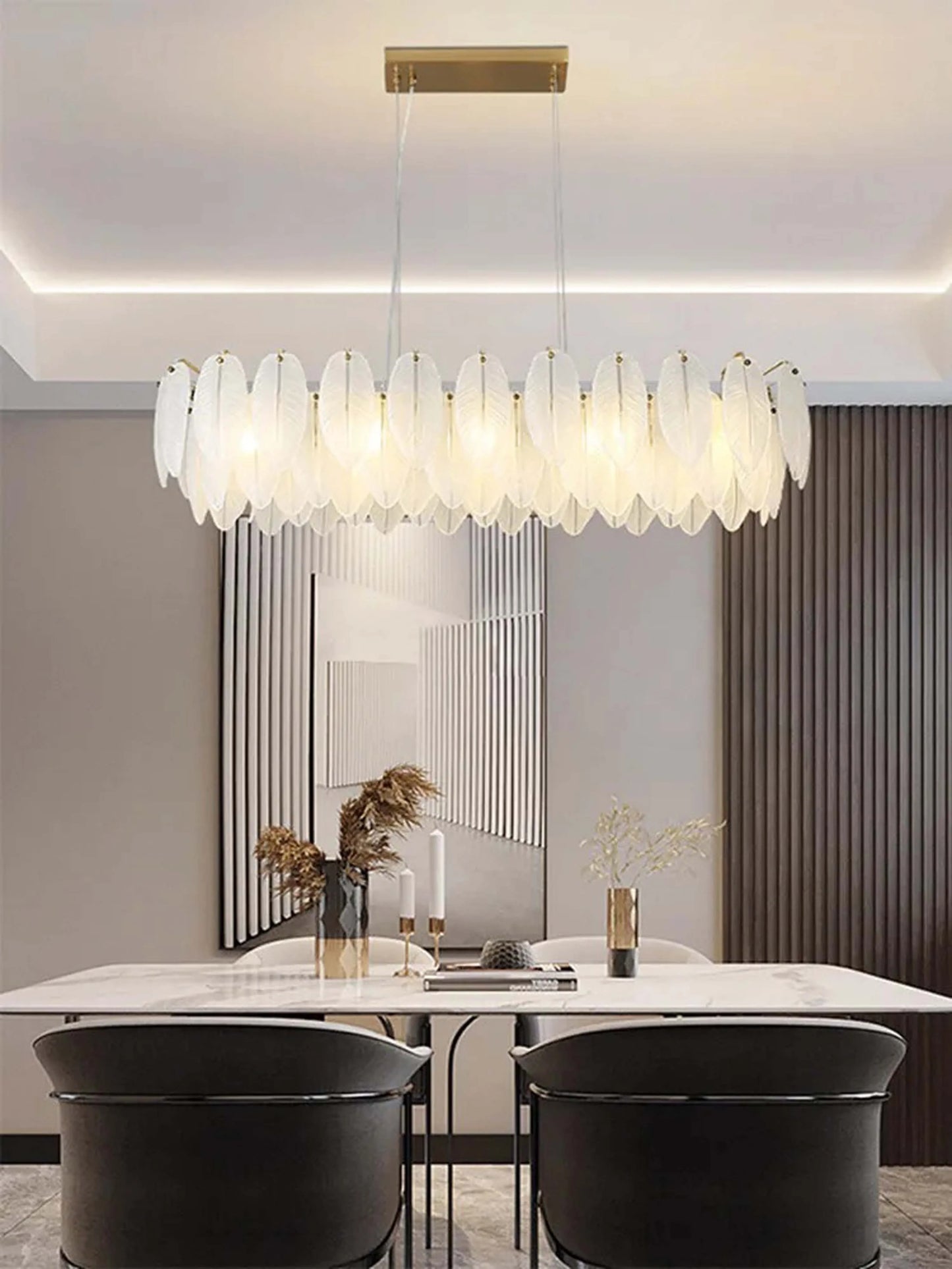 Minimalist alloy LED ceiling light