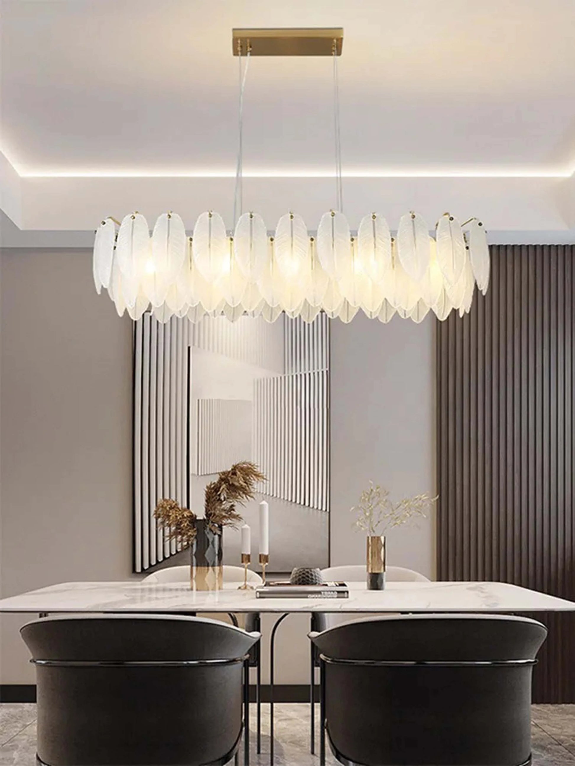 Minimalist alloy LED ceiling light