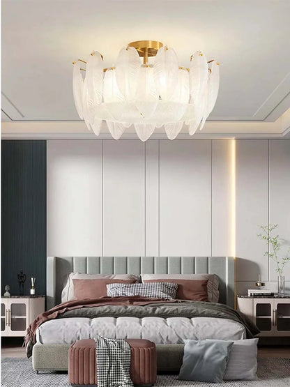 Modern LED chandelier for living room