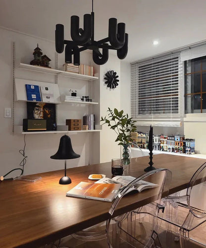 Modern U-shaped LED ceiling chandelier