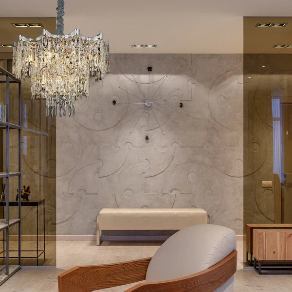 Modern crystal dining room chandelier