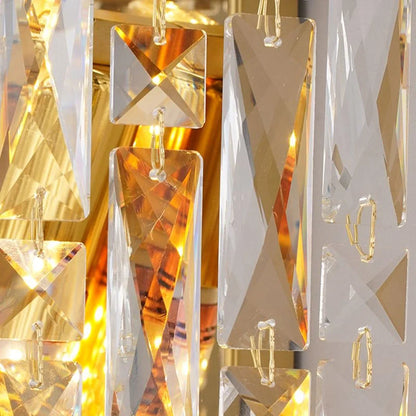 Modern luxury bedside crystal lamp