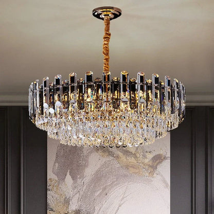 Modern luxury crystal pendant light