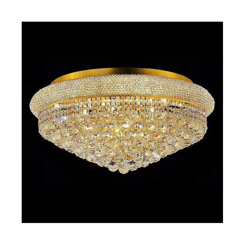 Modern round crystal chandelier