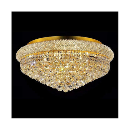 Modern round crystal chandelier