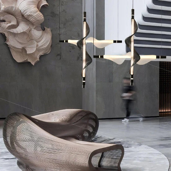 Nordic LED Pendant Close-Up – Premium Modern Design