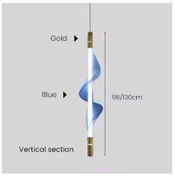 Nordic Long Tube LED Pendant – Contemporary Interior Lighting