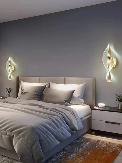 Nordic minimalist LED wall fixture