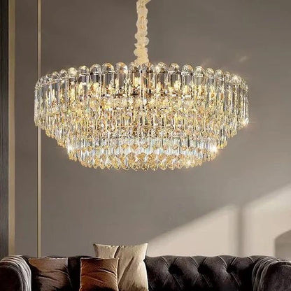 Postmodern luxury crystal pendant light