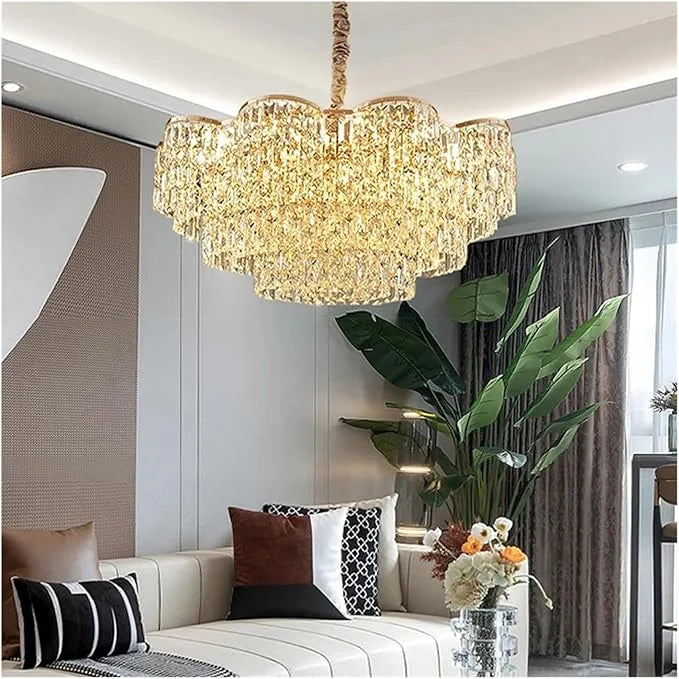 Premium crystal LED ceiling lamp