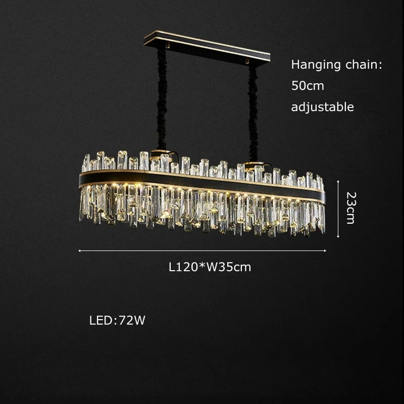 Premium hanging crystal light design
