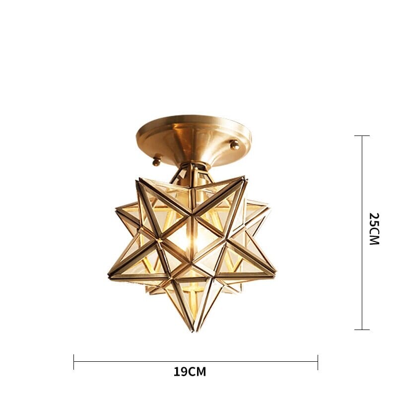 American Vintage Ceiling Lights Modern  Handcrafted Artisan Ceiling Light - Zynella