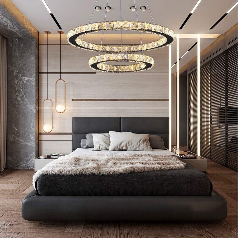 Daniel Ring Chandelier Modern  Timeless Lantern Style Wall Lamp - Zynella