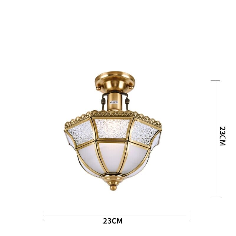 American Vintage Ceiling Lights Modern  Handcrafted Artisan Ceiling Light - Zynella