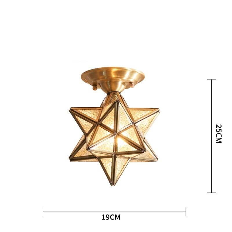 American Vintage Ceiling Lights Modern  Handcrafted Artisan Ceiling Light - Zynella