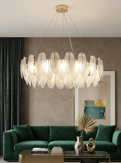 Feather Antique Chandelier