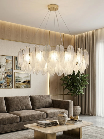 Feather Antique Chandelier