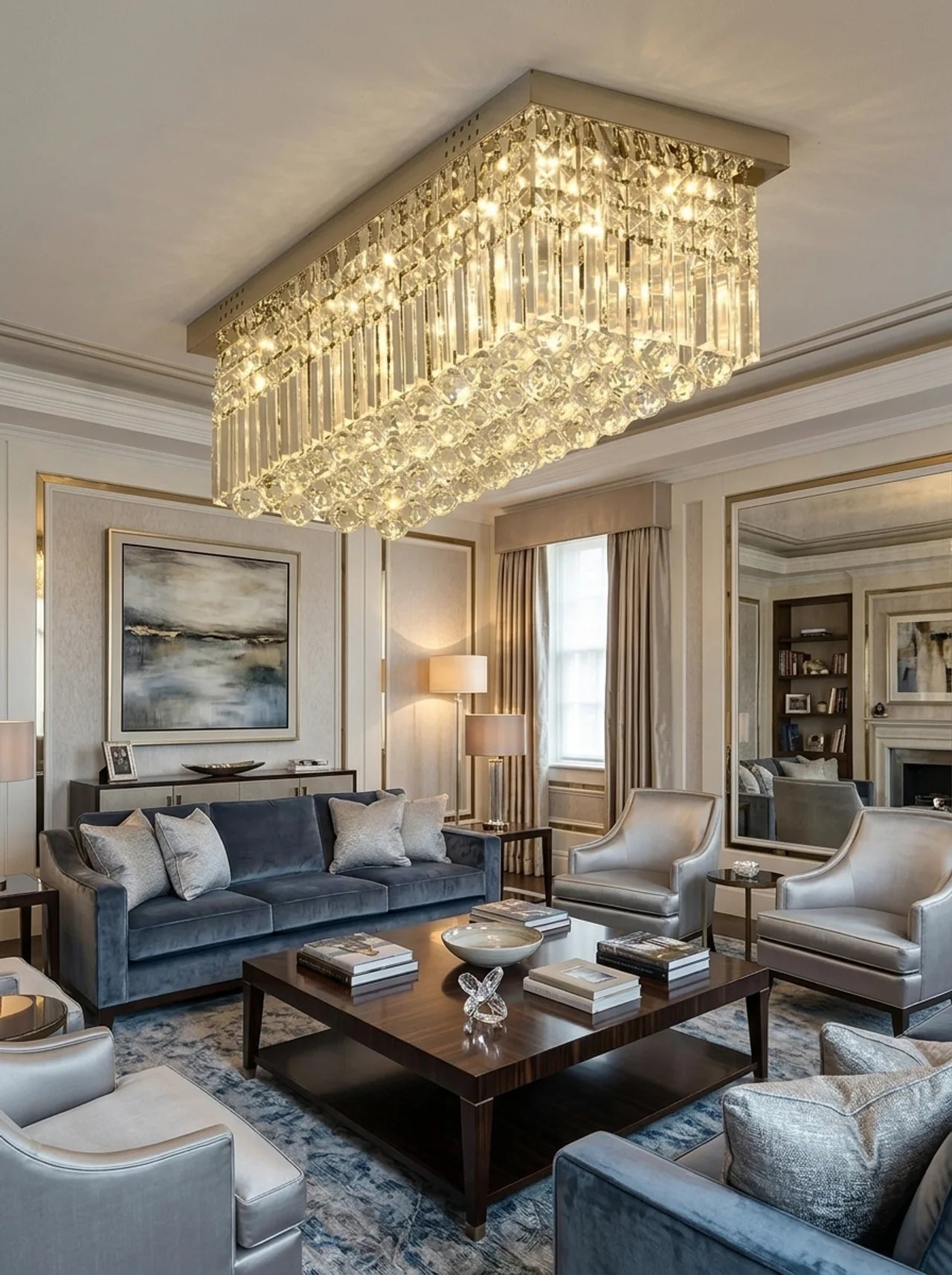 Crystal Prism Antique chandelier