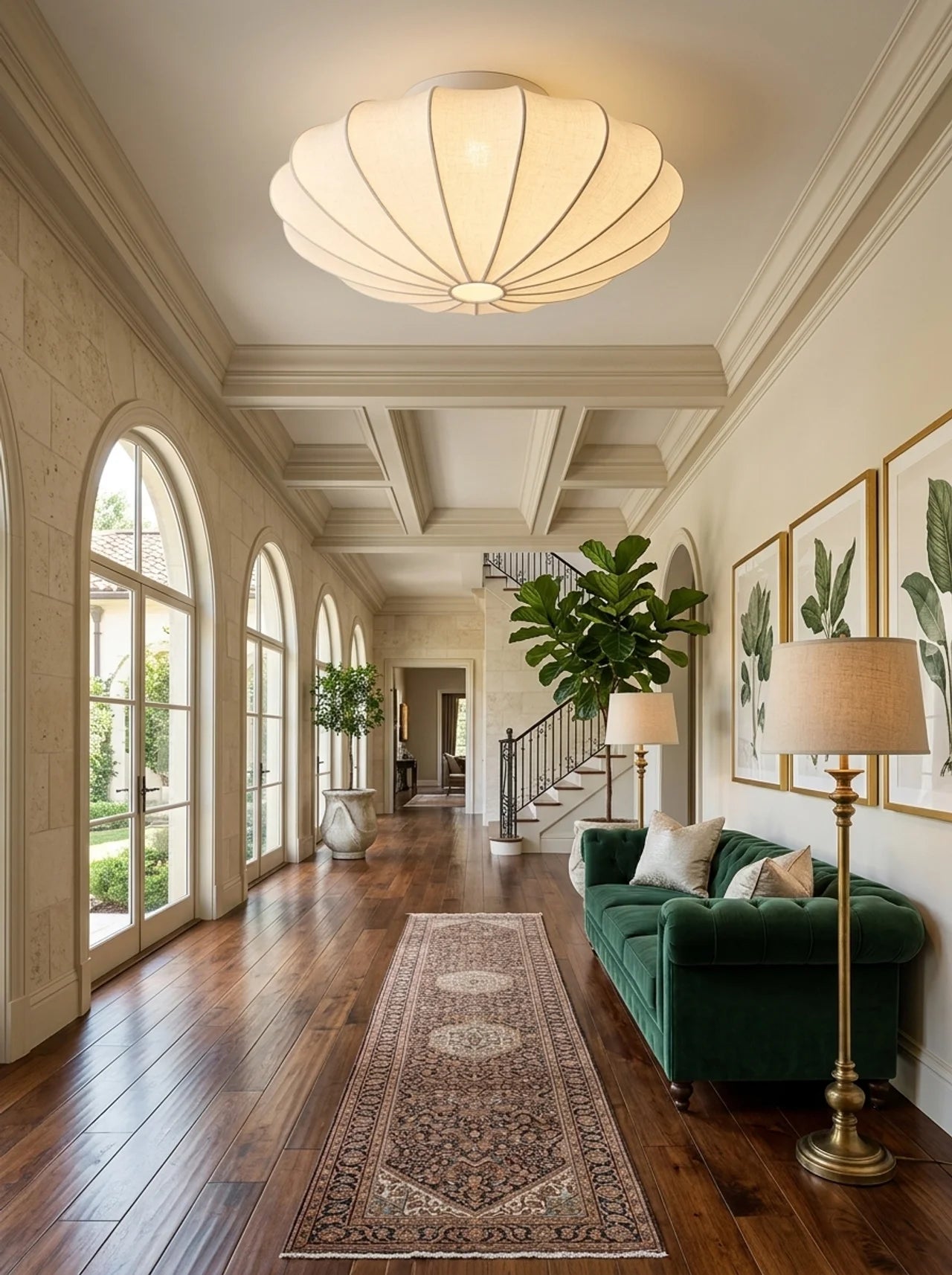 Zynella Glow Silk Pendant Light