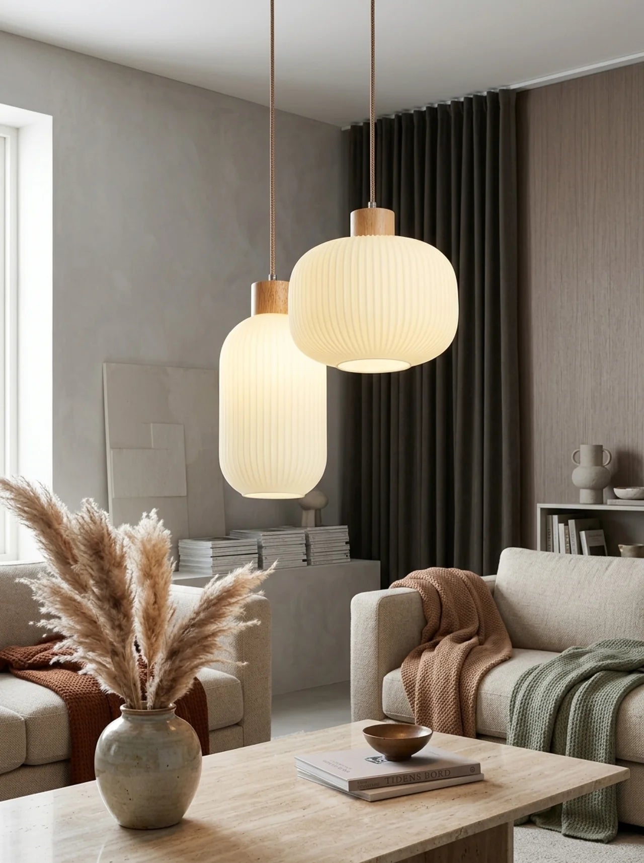 Rosmere Modern Glass Ceiling Light