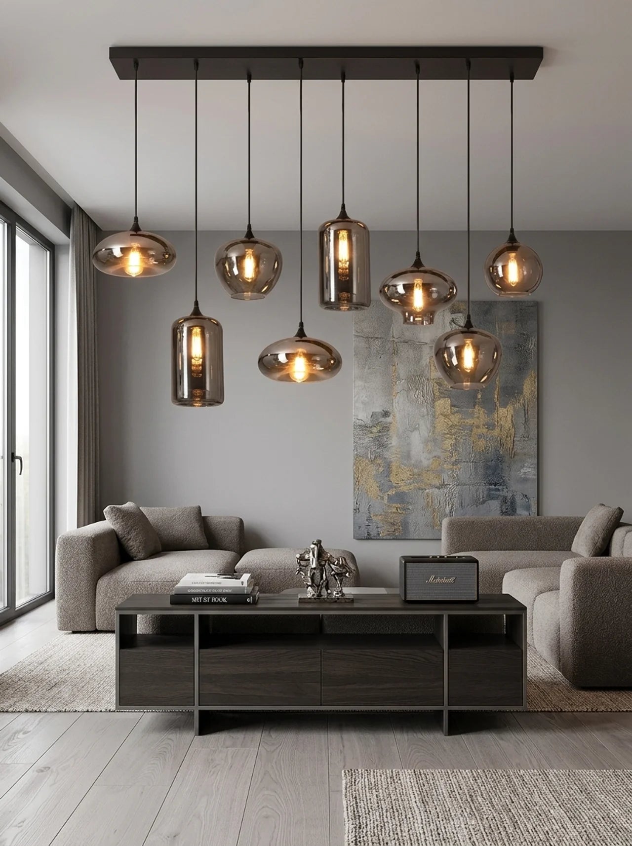 Freya Glass Chandelier