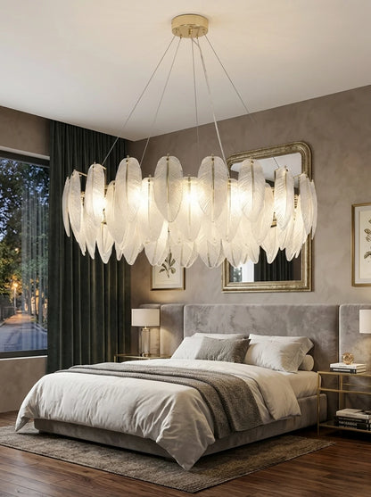 Feather Antique Chandelier