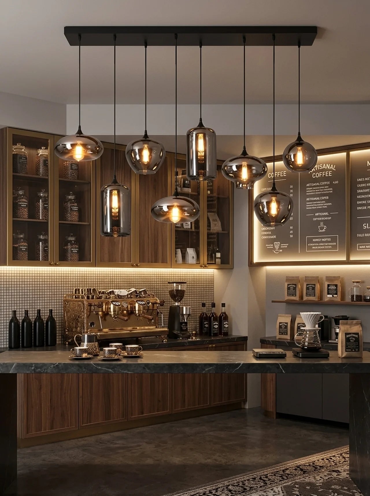 Freya Glass Chandelier