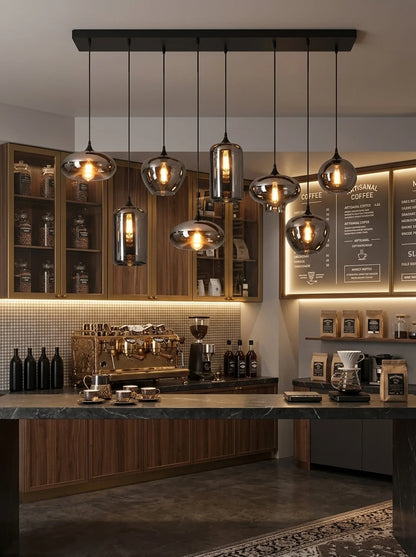 Freya Glass Chandelier