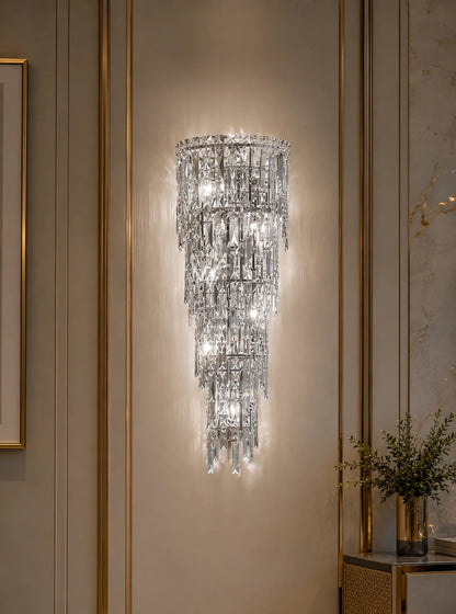 Crystal Rainfall Wall Lamp