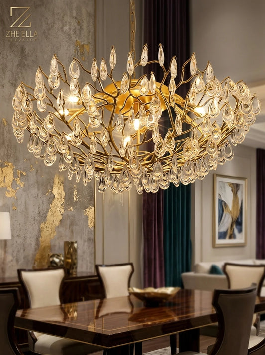 Alara Crystal Ceiling Lamp