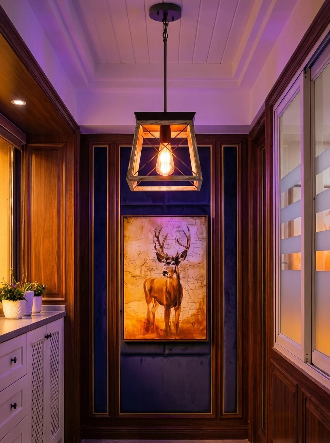 Elaris Mid-Century Crystal Chandelier
