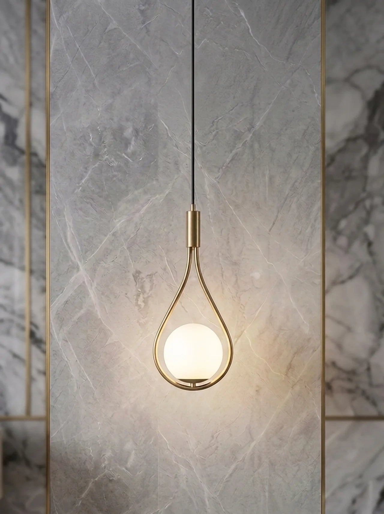 Droplet Antique Pendant