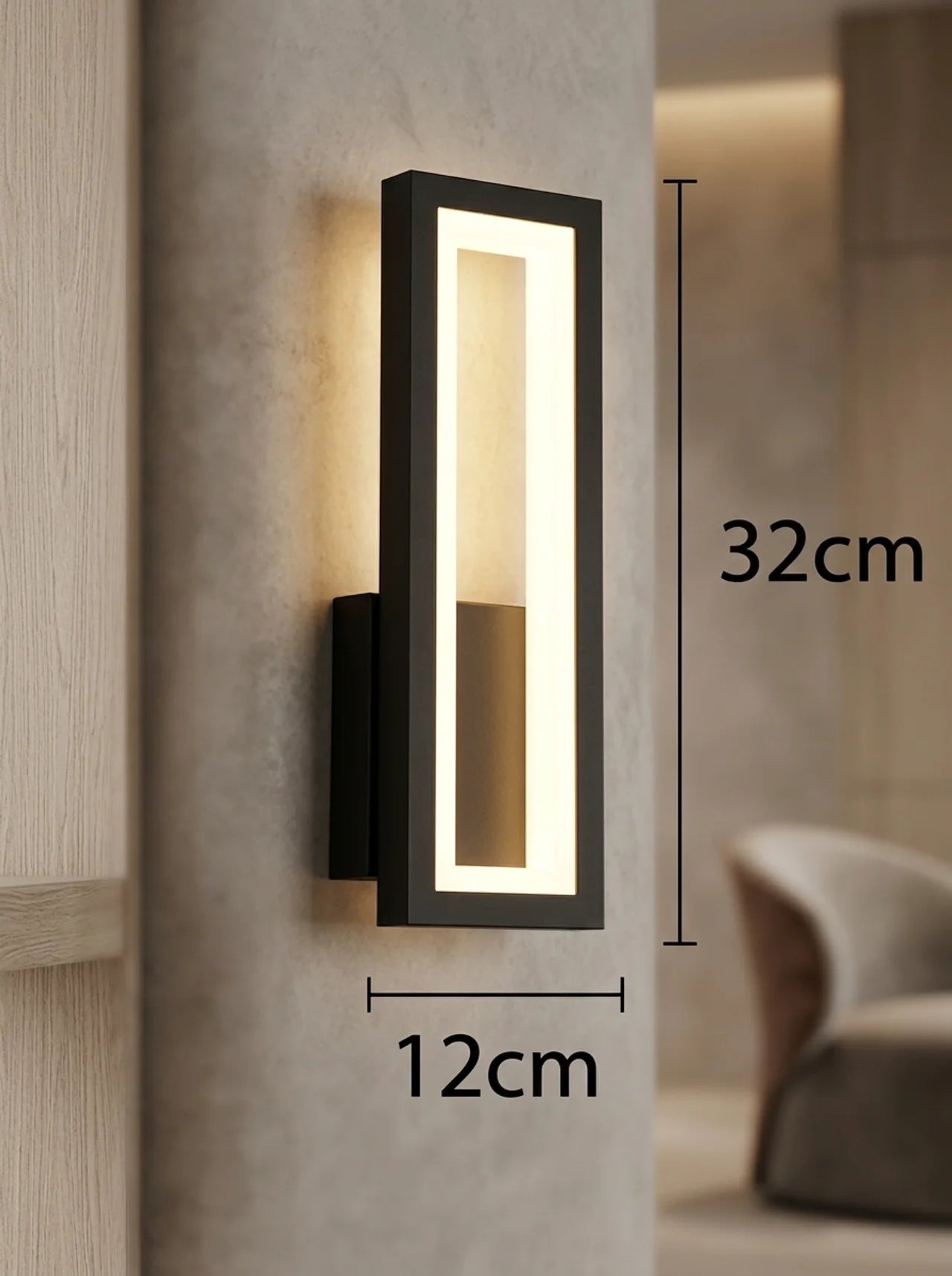 Elara Warm Wood Wall Lamp
