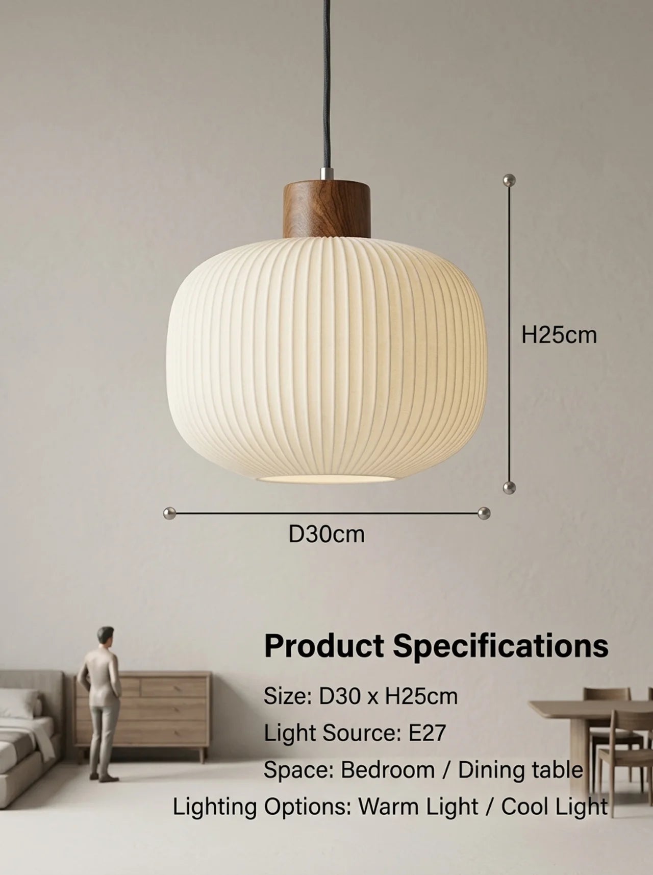 Rosmere Modern Glass Ceiling Light