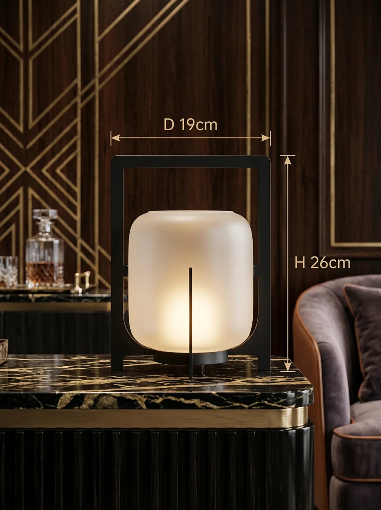 Modern Acrylic Hanging Round Wall Light
