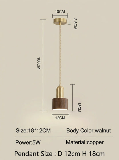 Oakflare Wooden Wall Lamp