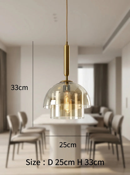 Champagne Glass Elegant Pendant