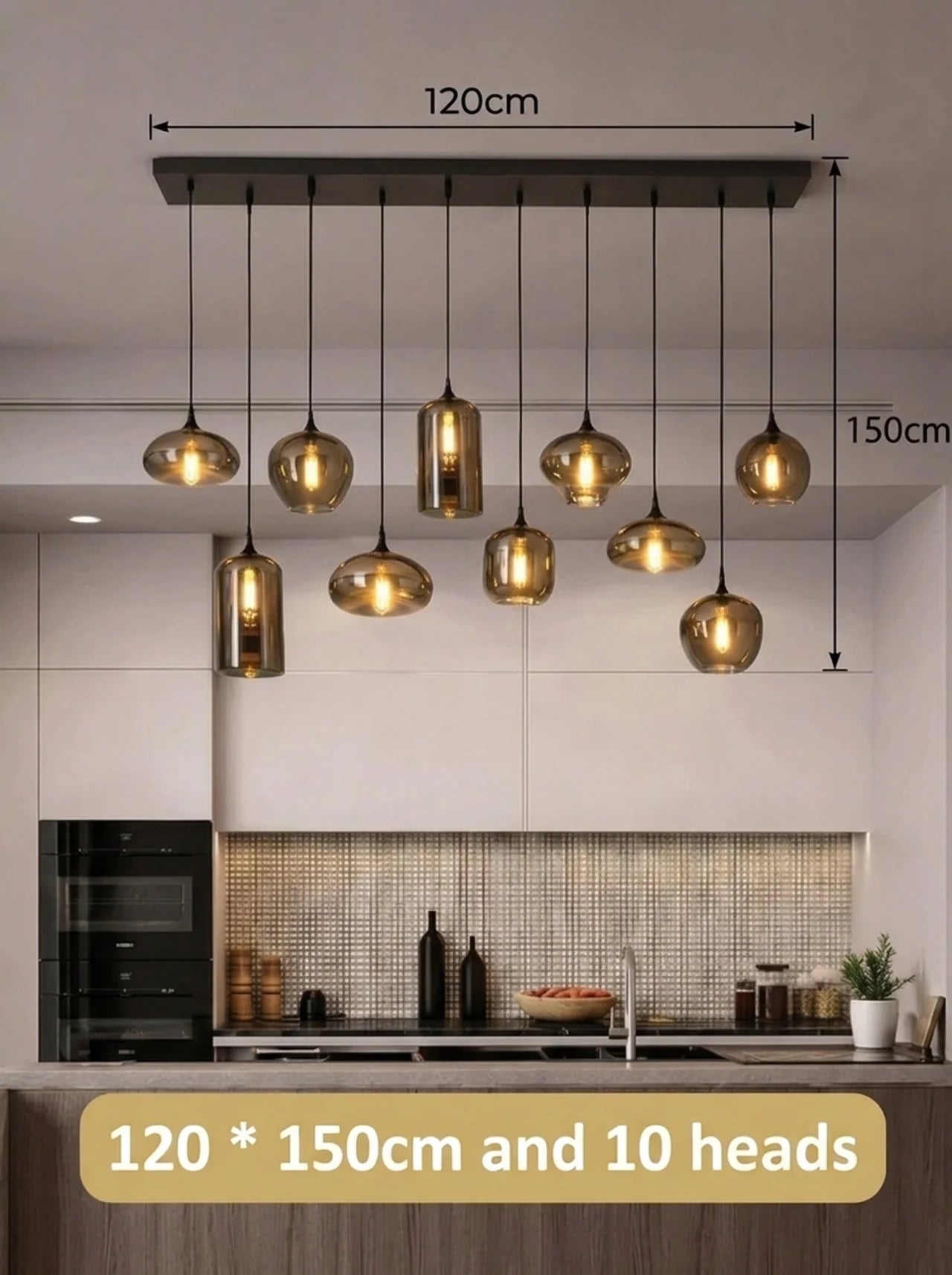 Freya Glass Chandelier