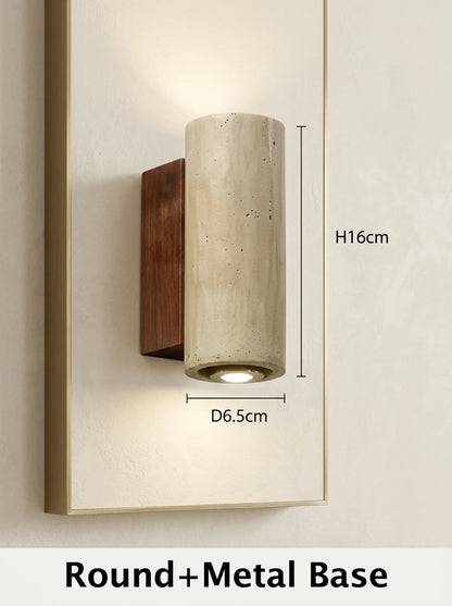 Ebony Travertine Wall Light